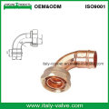 ANSI B16.22 Cobre de cobre de qualidade U com conector de latão / cobre (AV8009)